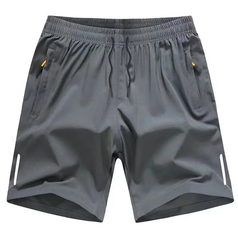Men's Grey Ice Silk Sports Shorts Large - Image 3