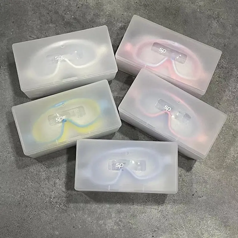 High-Definition Swimming Goggles with Large Frame for Boys and Girls with Earplugs Waterproof and Anti-Fog Casual Swimming Goggles