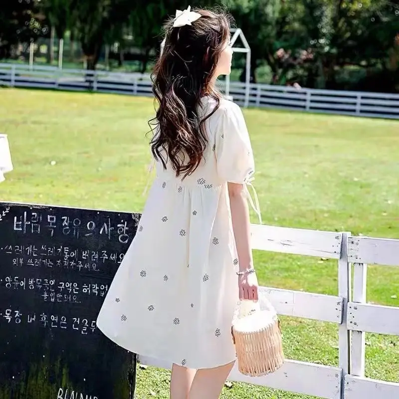 Pregnant Women Printed Summer Dress 2022 Top Grade Maternity — feature 7