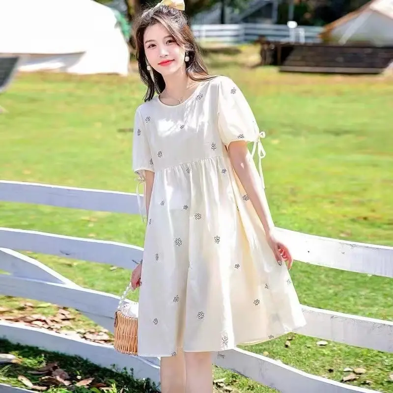Pregnant Women Printed Summer Dress 2022 Top Grade Maternity — feature 8