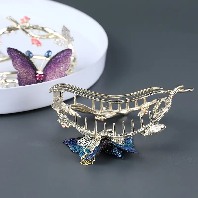 Embroidered Butterfly Hairpin for Women — feature 10