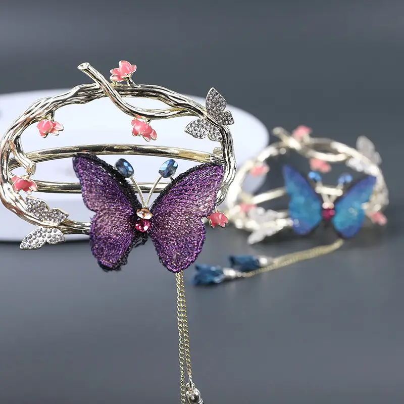 Embroidered Butterfly Hairpin for Women — feature 9
