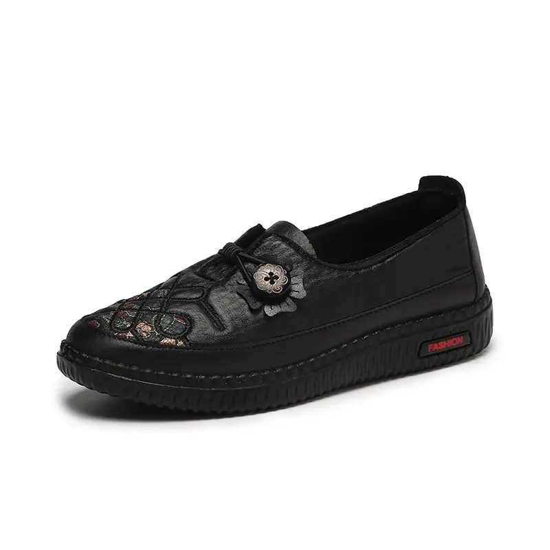 Spring and Autumn New Women's Single Shoes Old Beijing Cloth Shoes Non-slip Soft Sole Comfortable Casual Middle-aged and Elderly Slip-on Shoes for Mother - Image 7