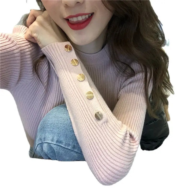 New Korean Style Slim Fit Turtleneck Sweater