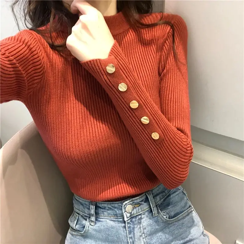 New Korean Style Slim Fit Turtleneck Sweater — feature 4