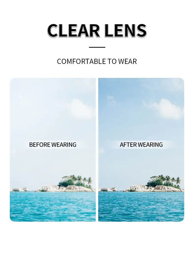 Women Square Gradient Ocean Sunglasses Frameless Cut Edge — feature 14