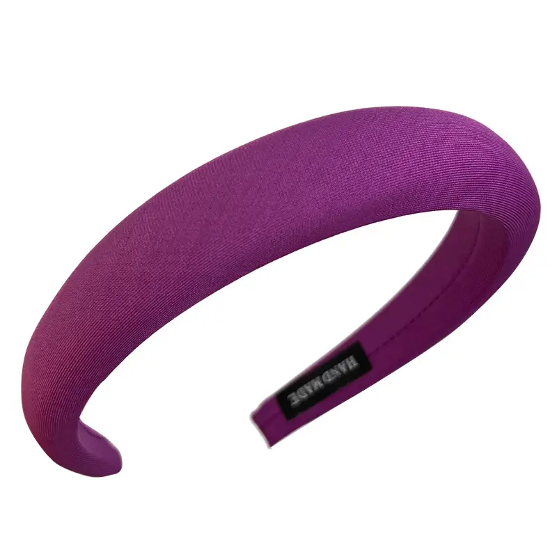 Purple French Style Headband with Wide Edge - Image 8
