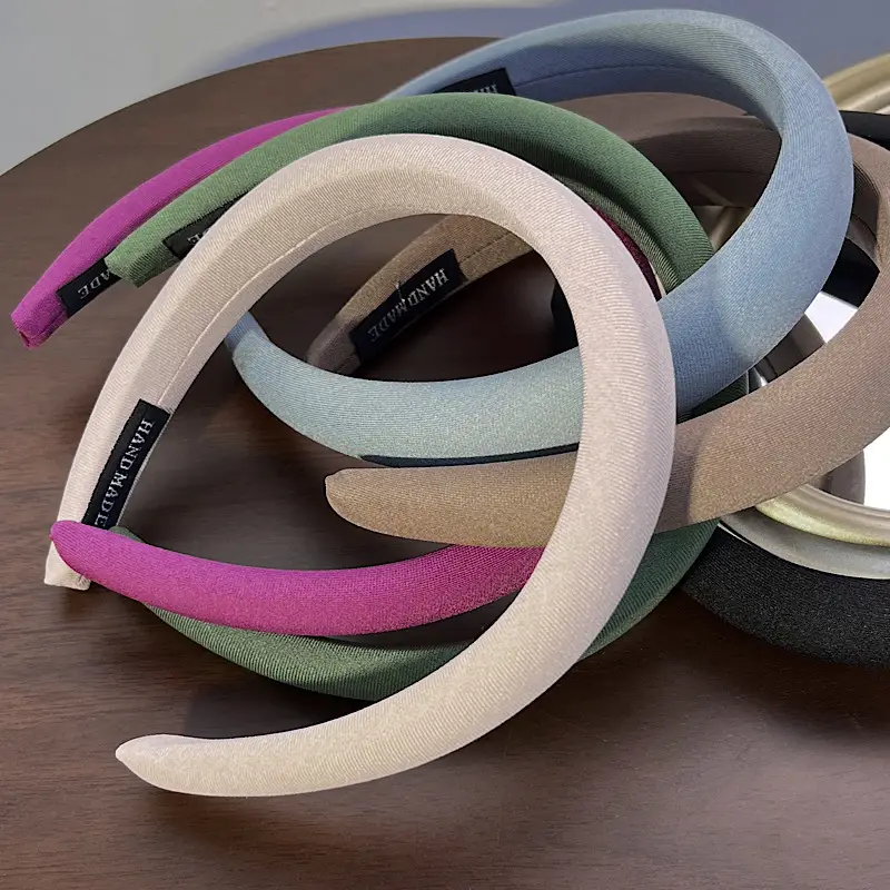 Purple French Style Headband with Wide Edge — feature 5