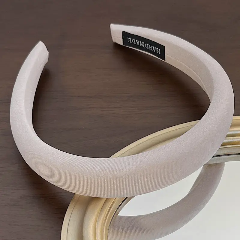Purple French Style Headband with Wide Edge — feature 6