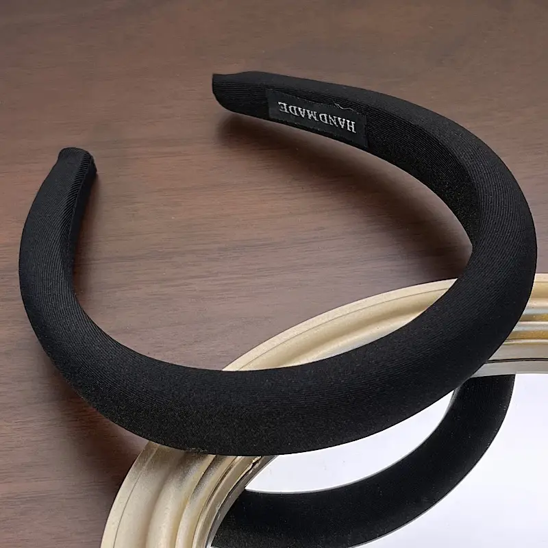Purple French Style Headband with Wide Edge — feature 11