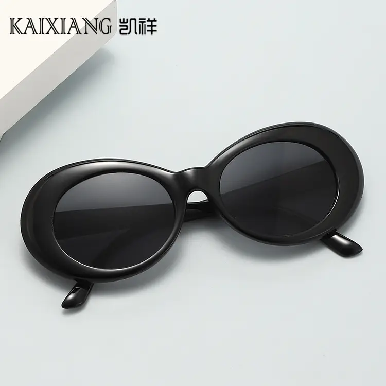 Red Oval Sunglasses for Men Women Fashion Travel - Image 10