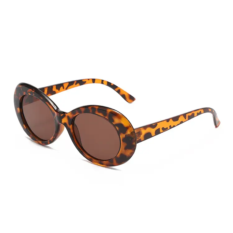 Red Oval Sunglasses for Men Women Fashion Travel - Image 2