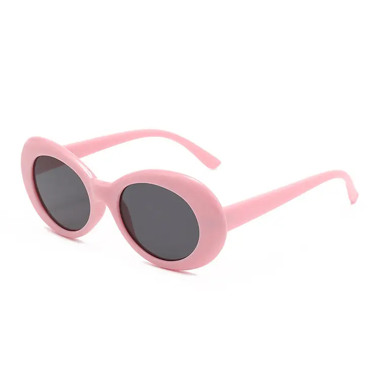 Red Oval Sunglasses for Men Women Fashion Travel - Image 4