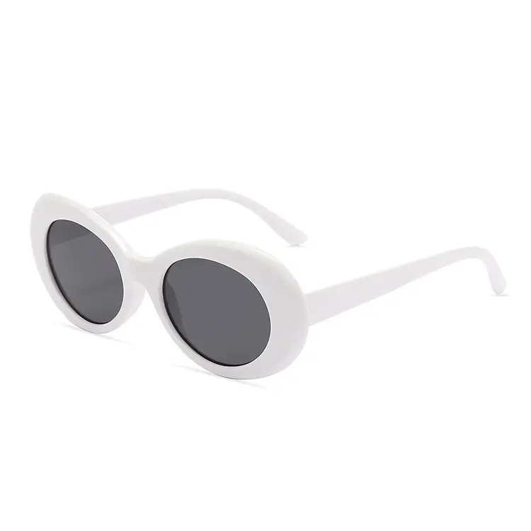 Red Oval Sunglasses for Men Women Fashion Travel - Image 5