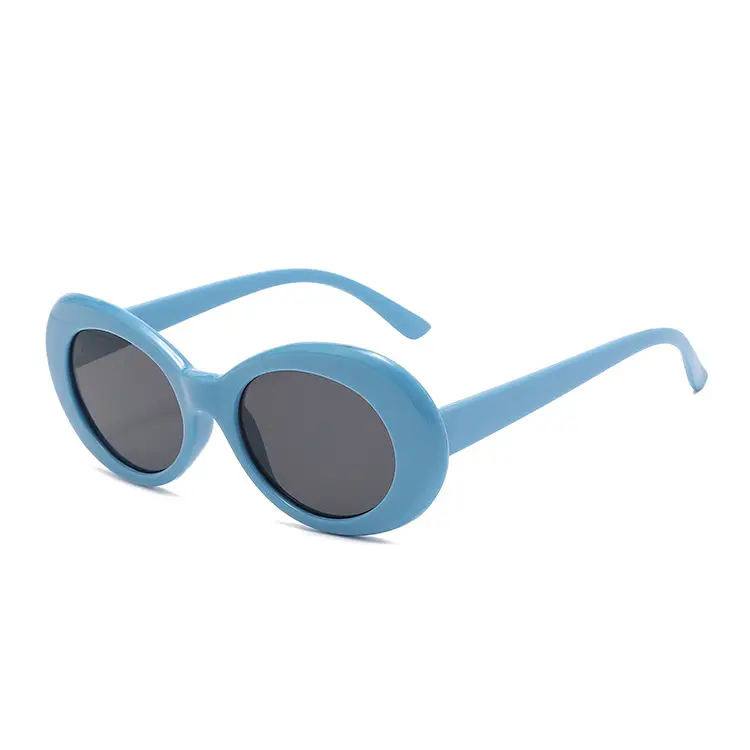 Red Oval Sunglasses for Men Women Fashion Travel - Image 6