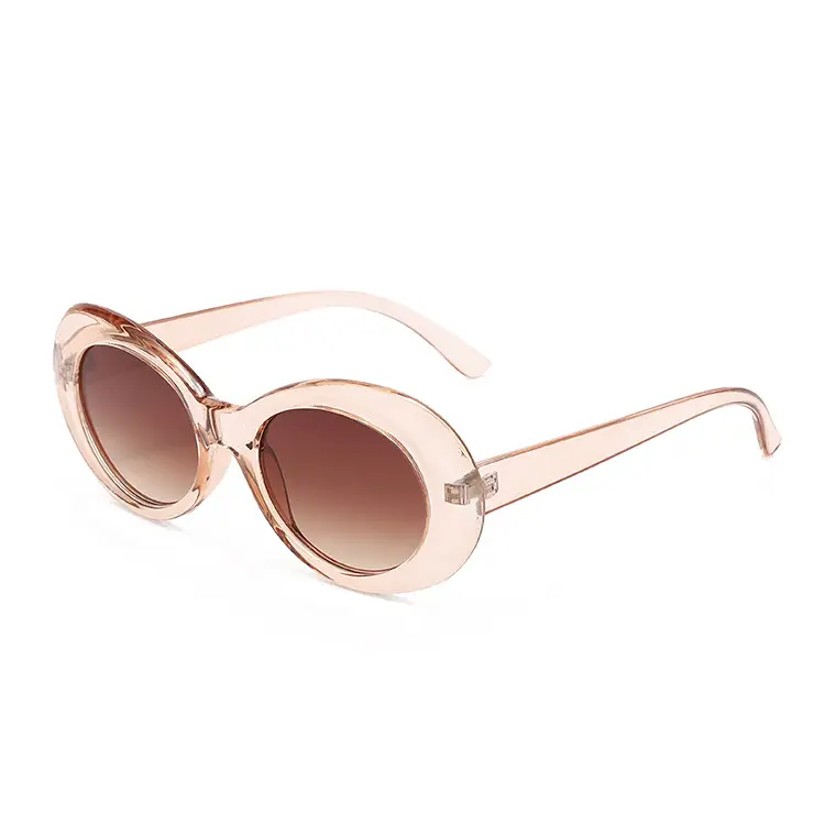 Red Oval Sunglasses for Men Women Fashion Travel - Image 8