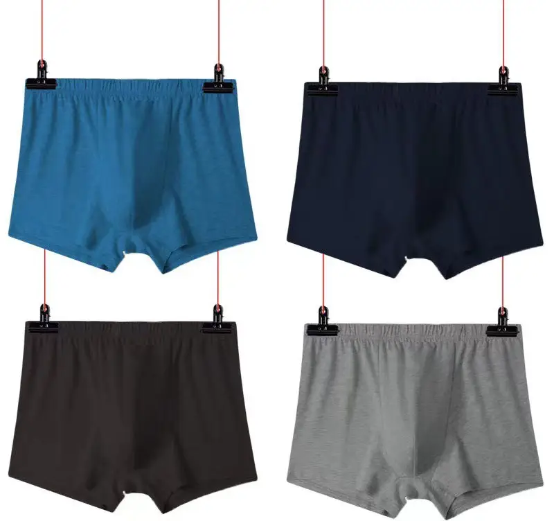 Men Cotton Boxer Underwear Black Multi Color Wholesale — feature 6