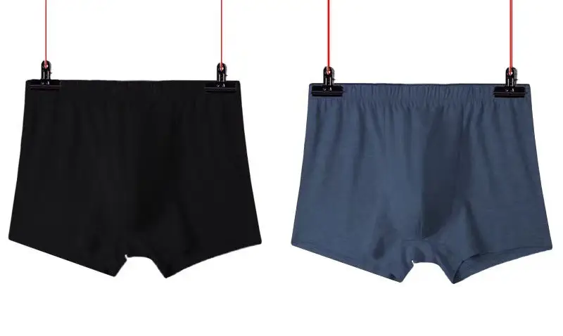 Men Cotton Boxer Underwear Black Multi Color Wholesale — feature 7
