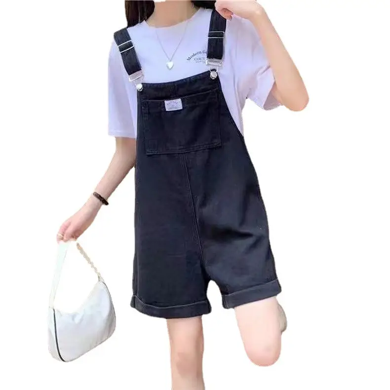 Overalls for Women K-Style Denim Shorts 2025 - Image 5