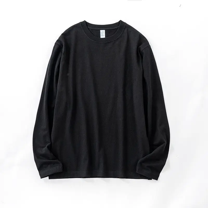 Men Cotton Light Blue Long Sleeve Shirt 250g - Image 3