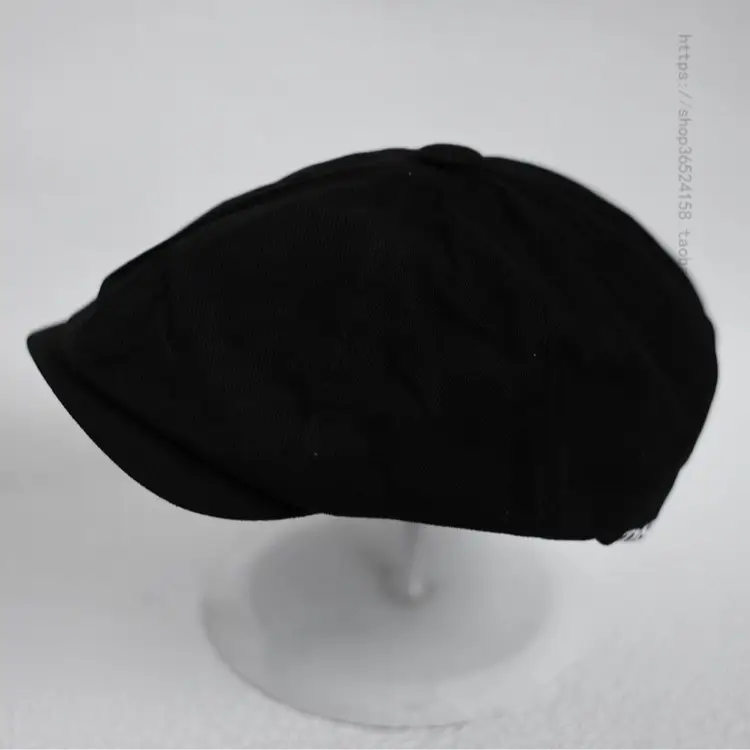 New British Retro Painter Cap Men's Women's Trendy Cap Brown - Image 7