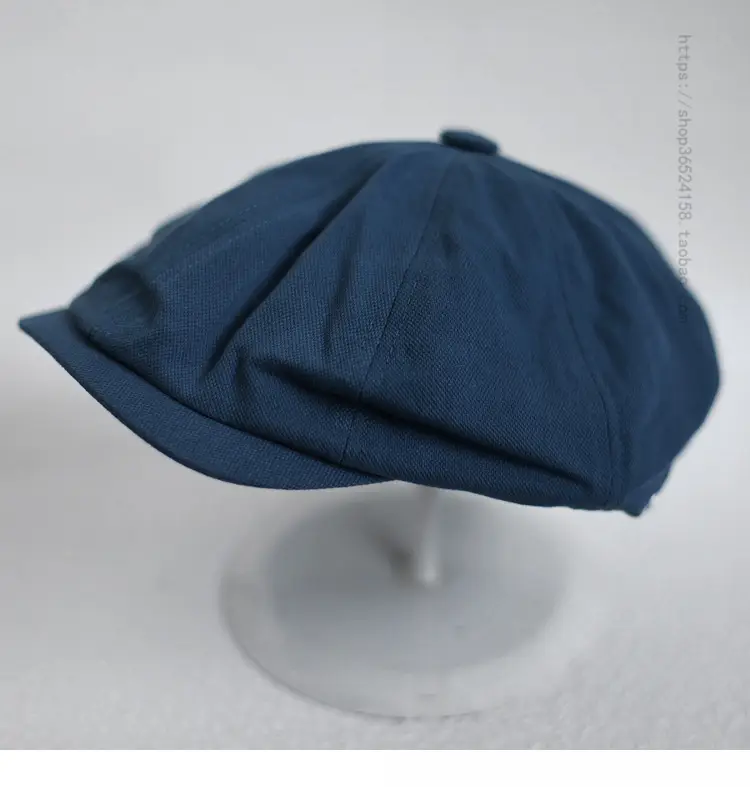 New British Retro Painter Cap Men's Women's Trendy Cap Brown — feature 4