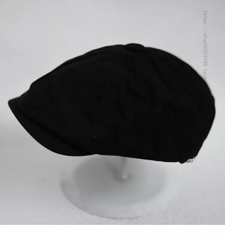 New British Retro Painter Cap Men's Women's Trendy Cap Brown - Image 2