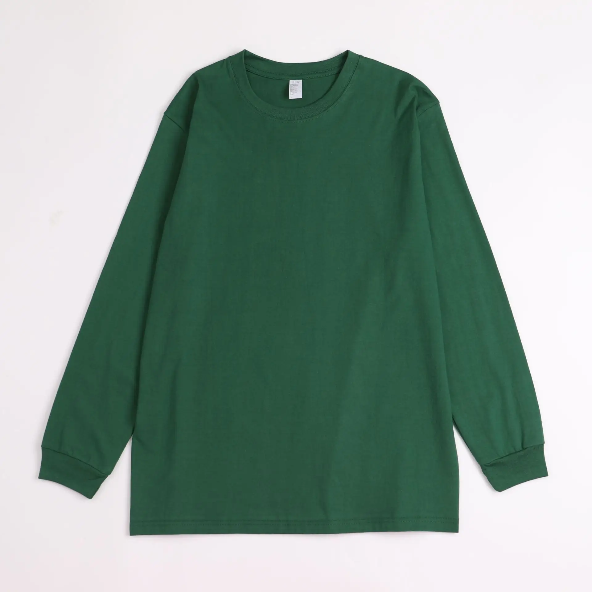 Men Black Cotton Sweatshirt 250g Long Sleeve