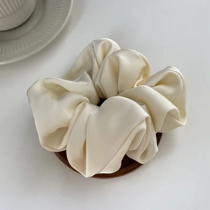 French Hair Rope Bowels Creamy Silk Large Size - Image 4