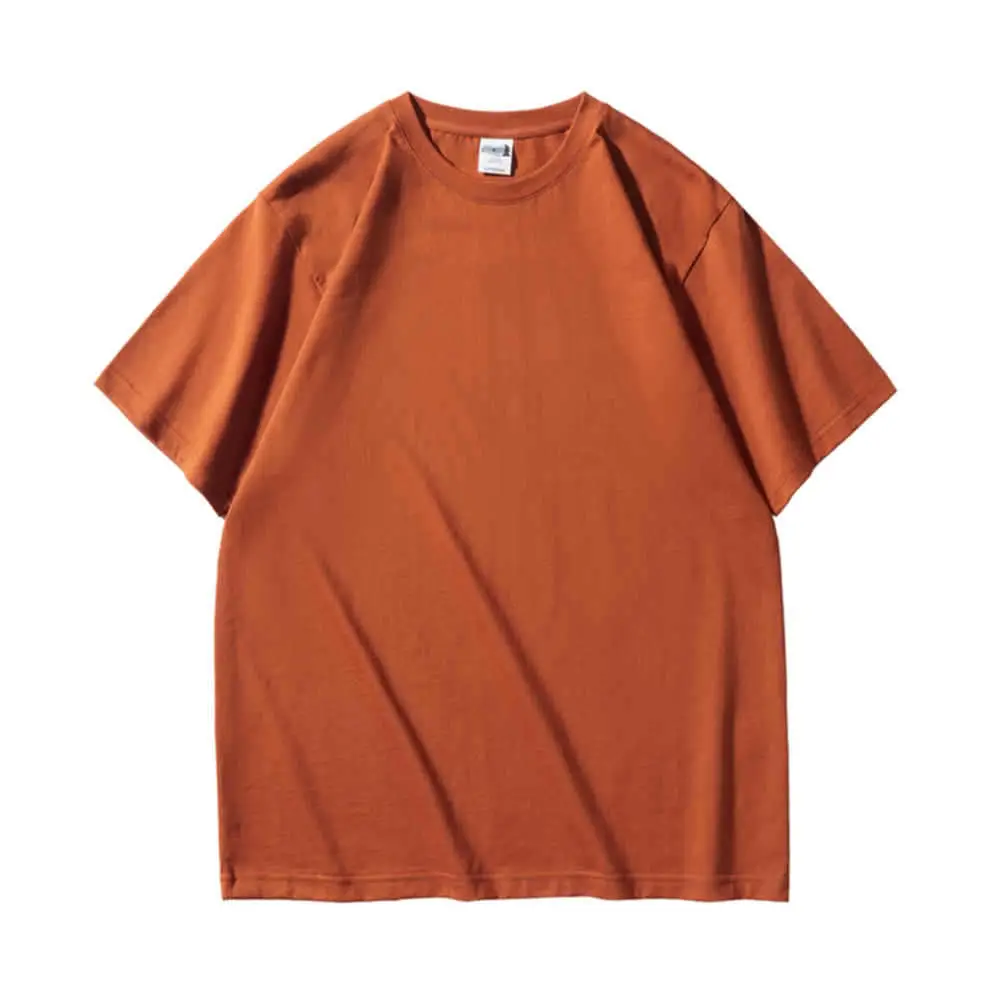 Off-Shoulder T-Shirt for Men Loose Fit Beige - Image 16