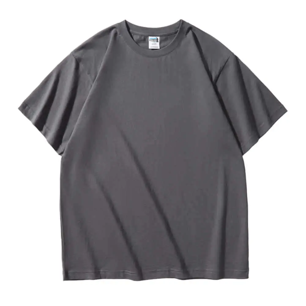 Off-Shoulder T-Shirt for Men Loose Fit Beige - Image 2