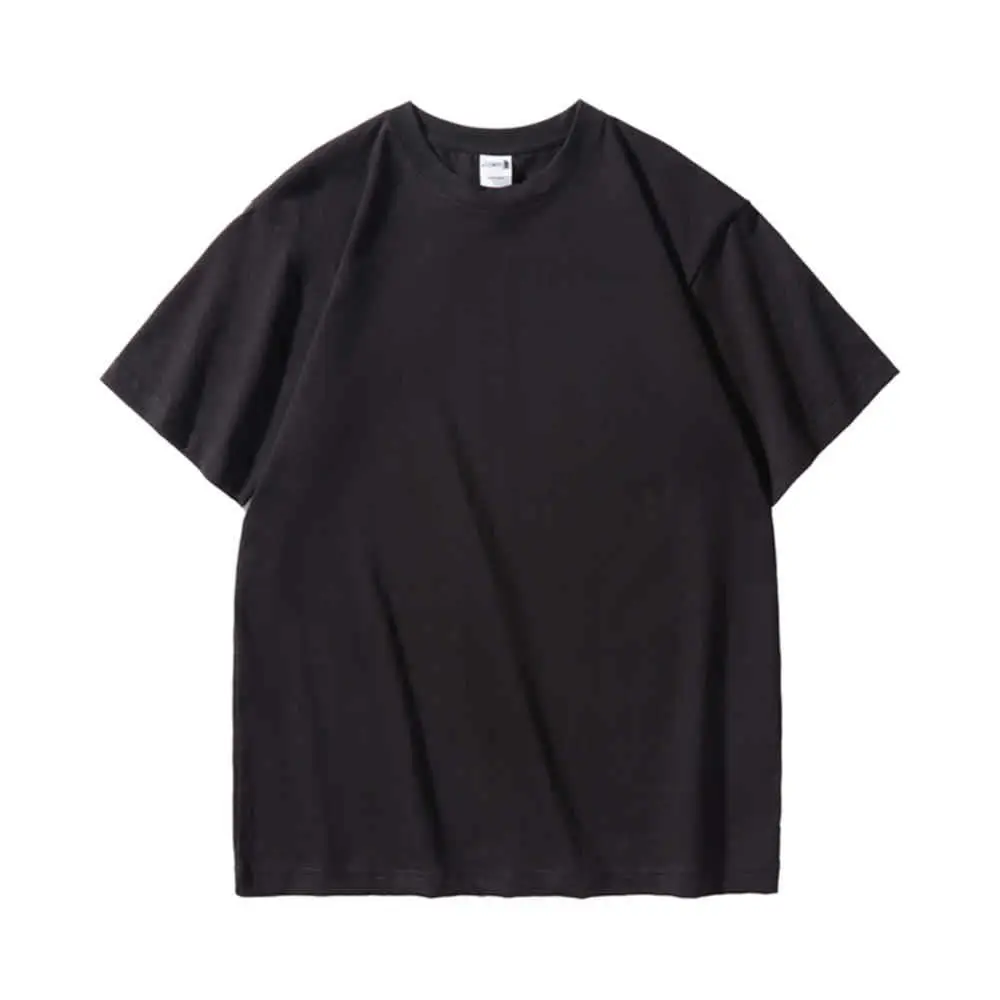 Off-Shoulder T-Shirt for Men Loose Fit Beige - Image 4