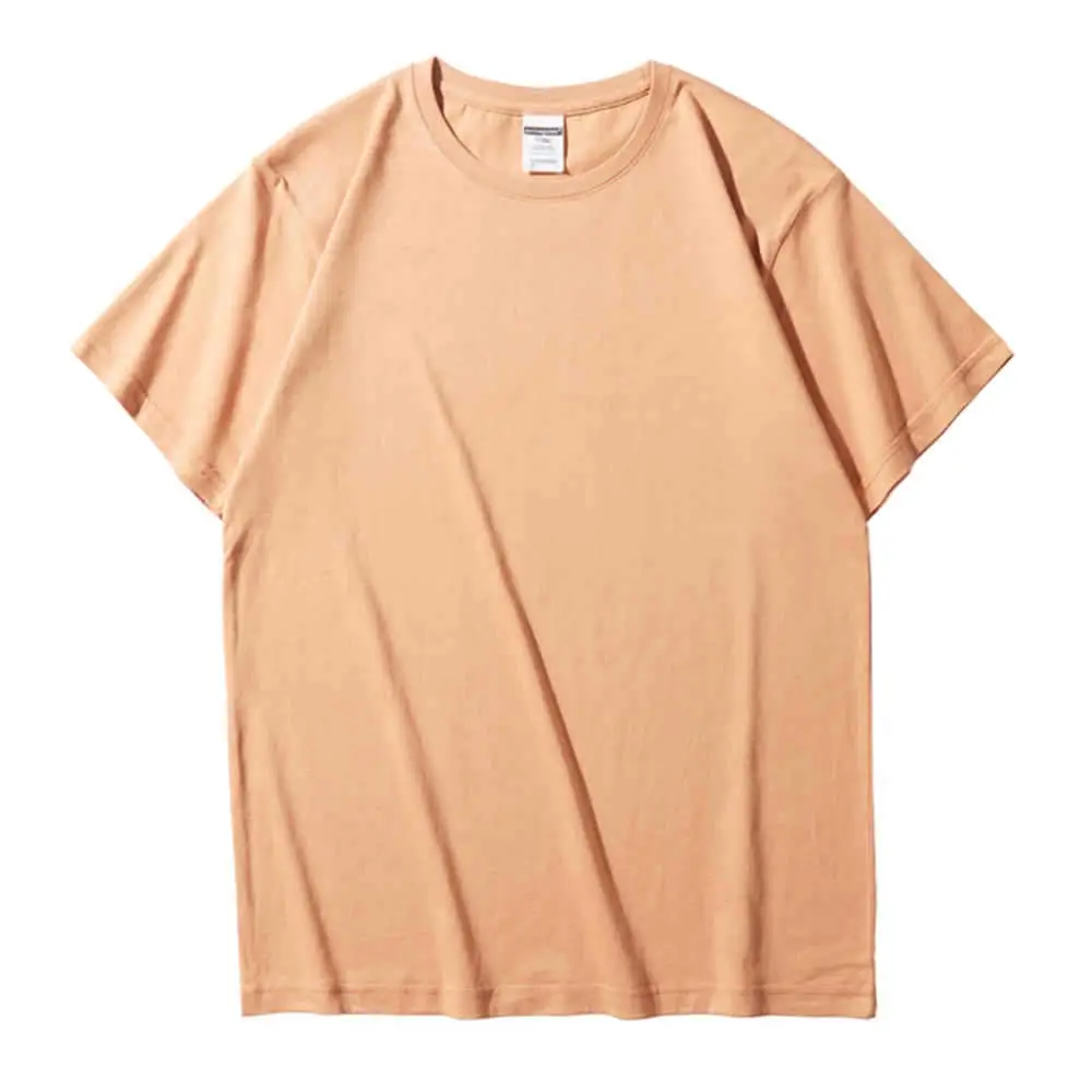Gray Tight Spin Cotton Round Neck T-Shirt - Image 13
