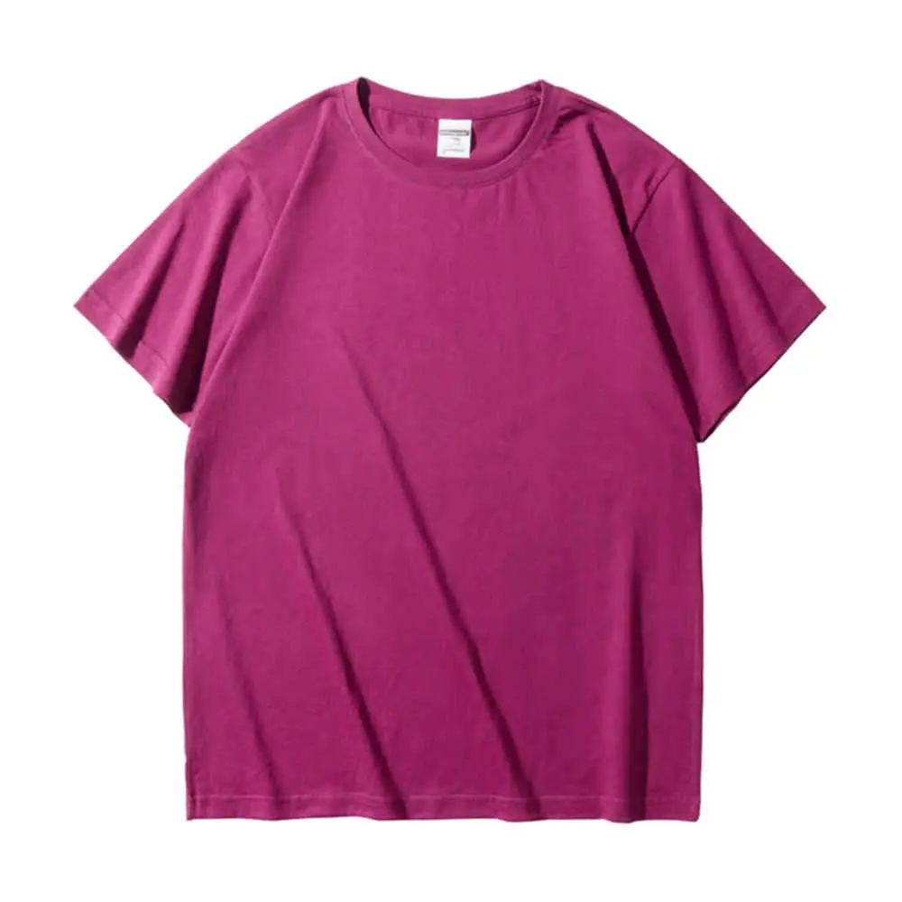 Gray Tight Spin Cotton Round Neck T-Shirt - Image 16