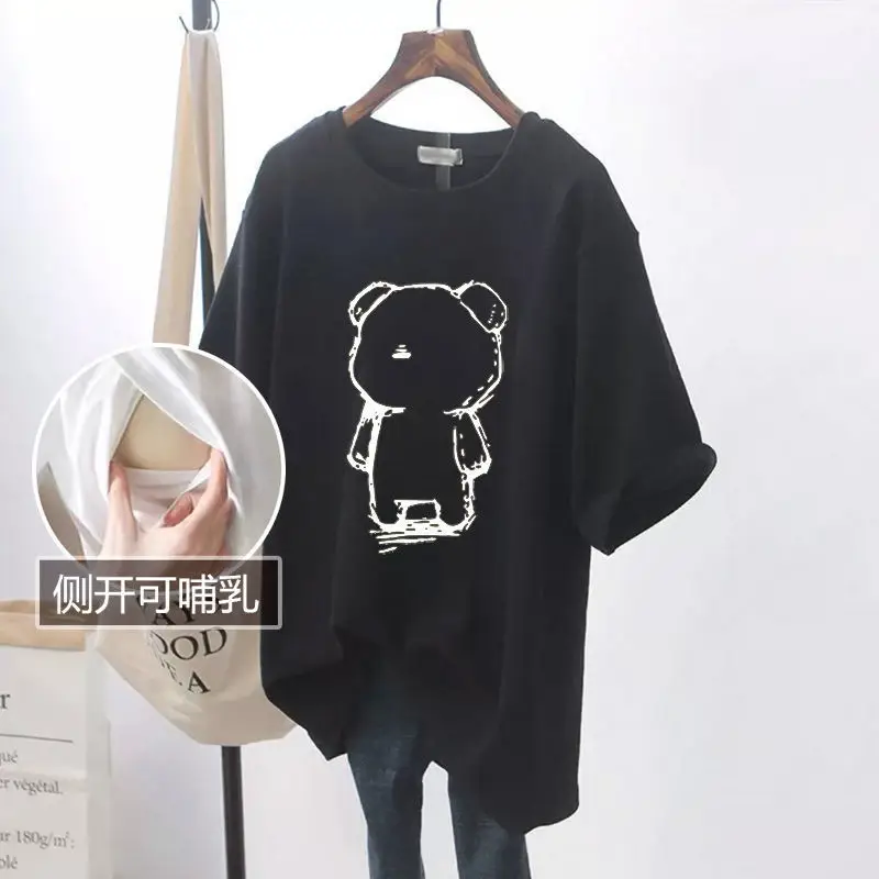 Purple Side-Opening T-Shirt for Girls Summer Wear — feature 11