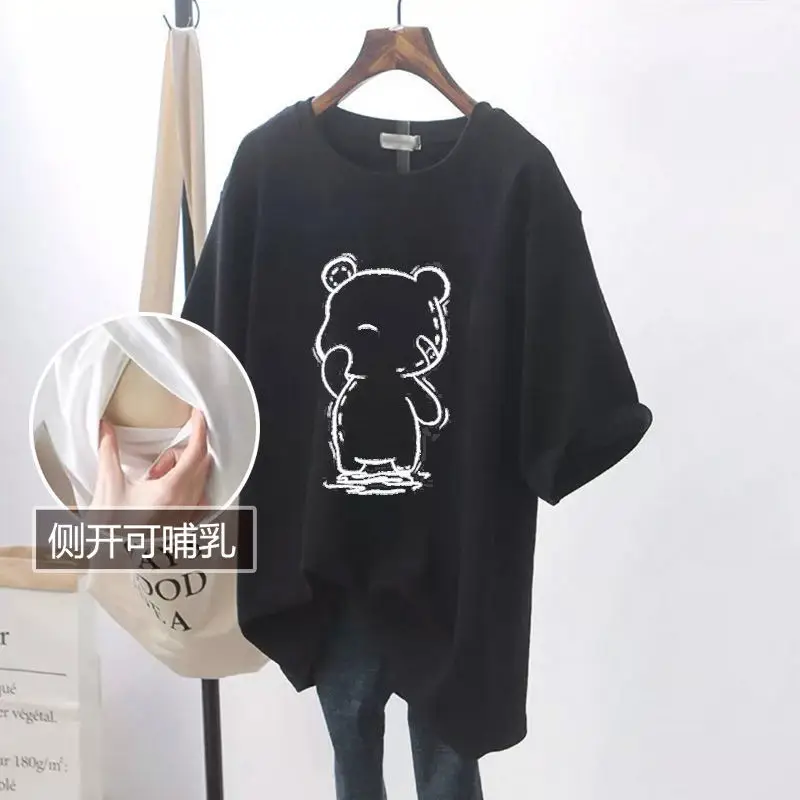 Purple Side-Opening T-Shirt for Girls Summer Wear - Image 9