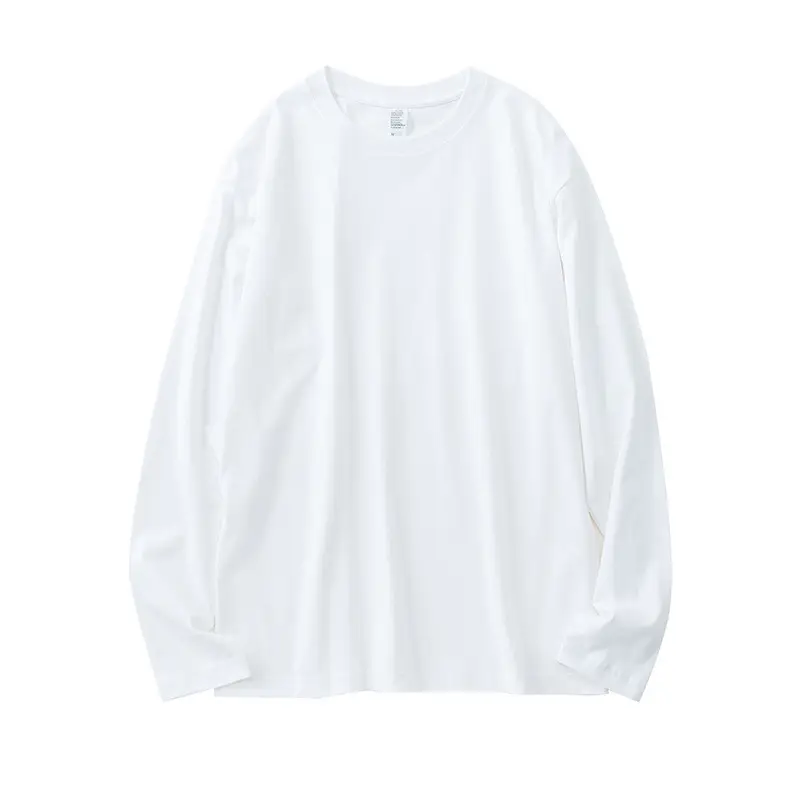 Men's 260g Cotton Long Sleeve T-Shirt Grey