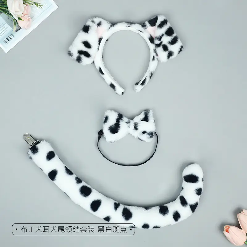 Dalmatian Beast Ear Hairband for Girls - Image 7