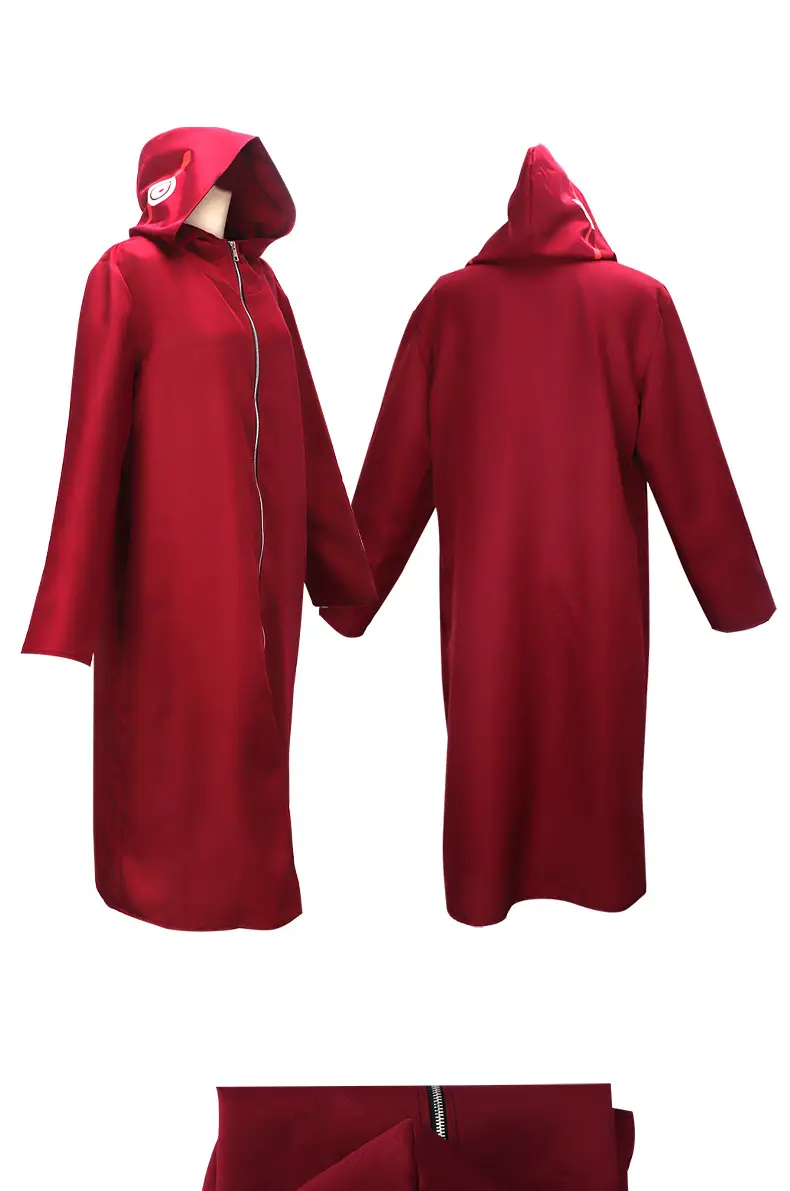 Maroon Immortal Cosplay Cape Coat Set for Girls — feature 9
