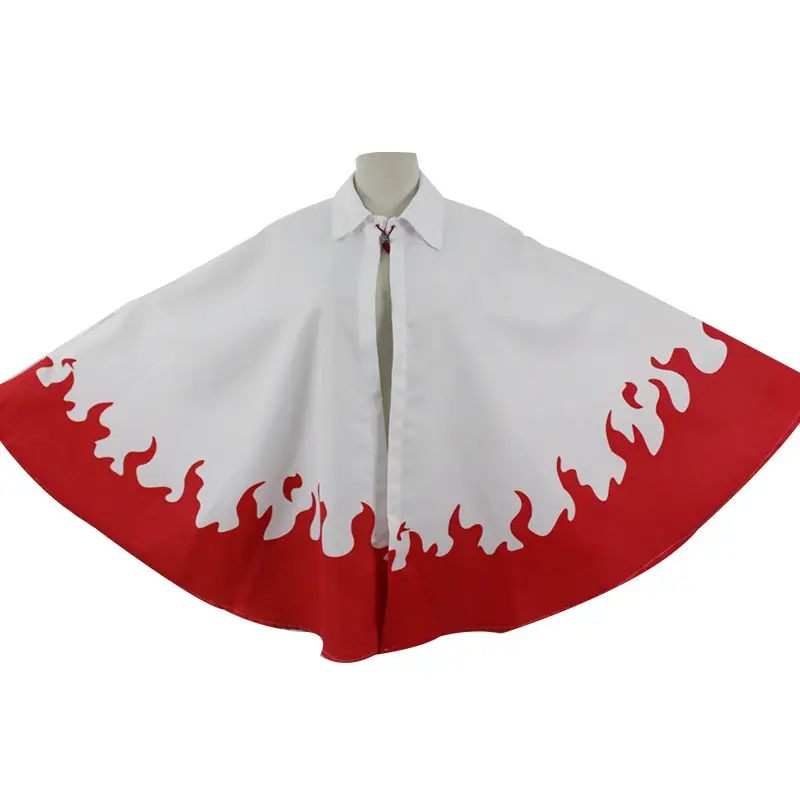 Maroon Immortal Cosplay Cape Coat Set for Girls - Image 3