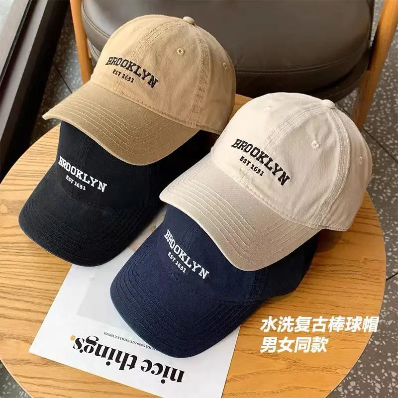 Men Retro Duck Tongue Cap Brown Japanese Spring Summer - Image 9
