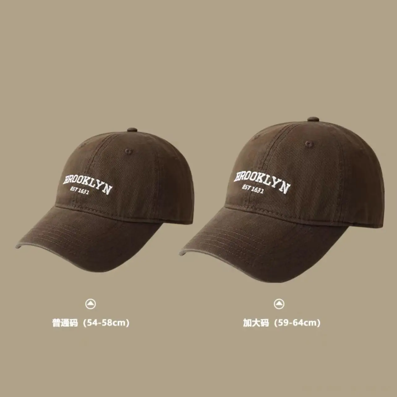 Men Retro Duck Tongue Cap Brown Japanese Spring Summer - Image 5