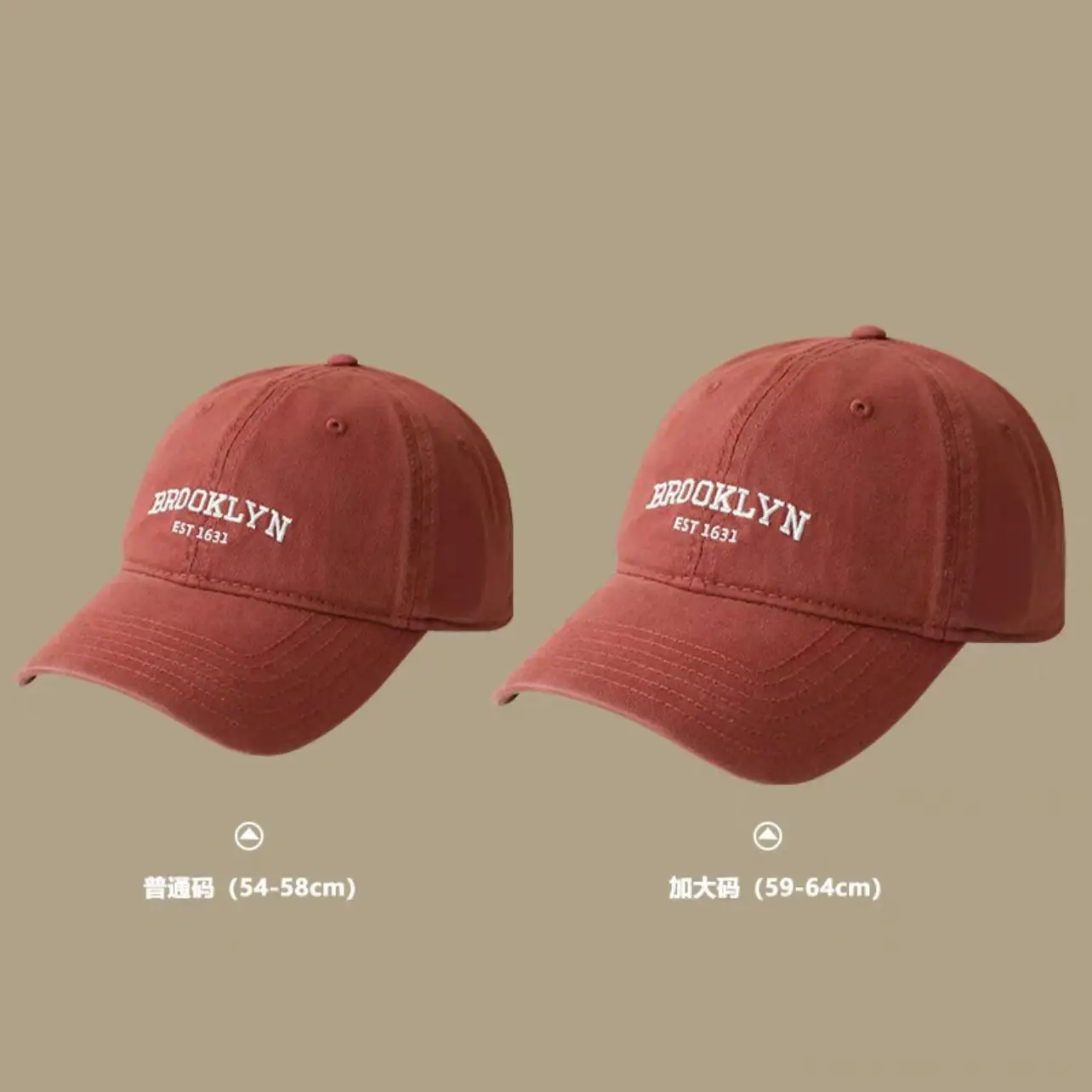 Men Retro Duck Tongue Cap Brown Japanese Spring Summer - Image 8