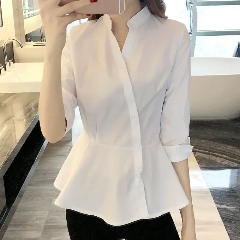 Women's 501 Thickened Knitted Split Skirt Mid-Length White — feature 9