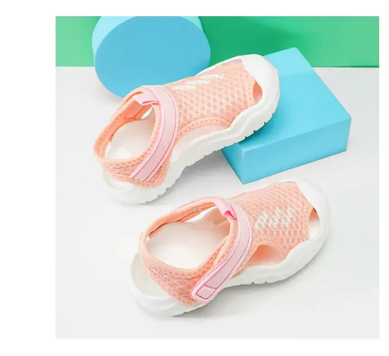 Black Casual Sandals for Men Women Kids Summer Beach Wear — feature 18