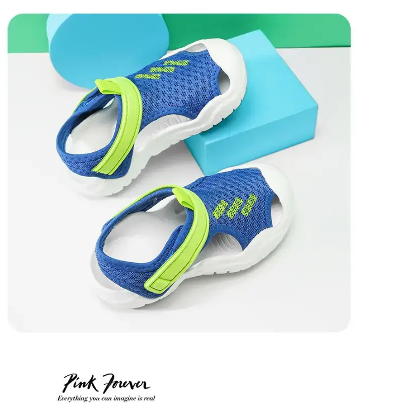 Black Casual Sandals for Men Women Kids Summer Beach Wear — feature 22