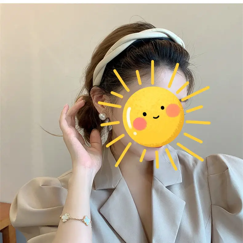 Women's Korean Cross Twist Hairband Summer 2022 - Image 5