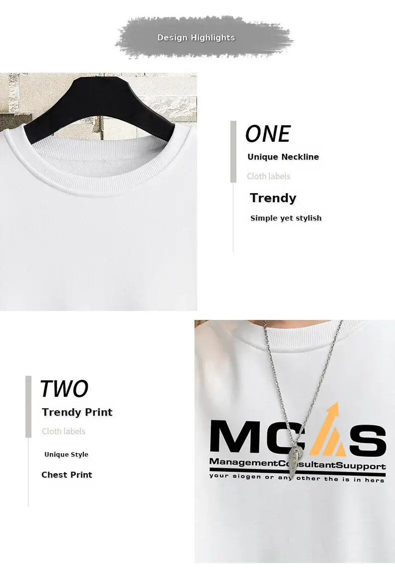 Men Black Printed Sweatshirt Long Sleeve Casual T-Shirt — feature 4