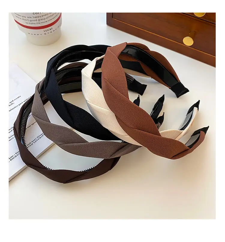 Women's White Embroidered Face Wash Headband 2025 — feature 18