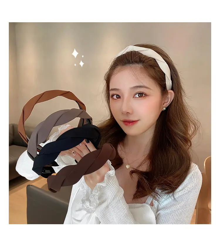 Women's White Embroidered Face Wash Headband 2025 — feature 6